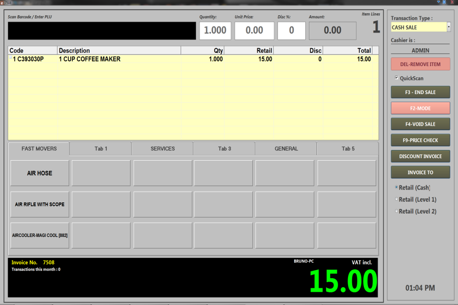 screenshot of eZ-Az!