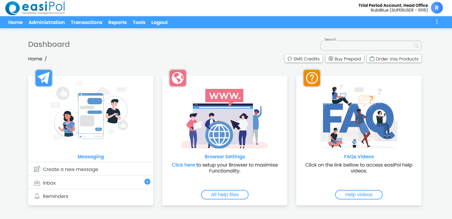 screenshot of easiPol