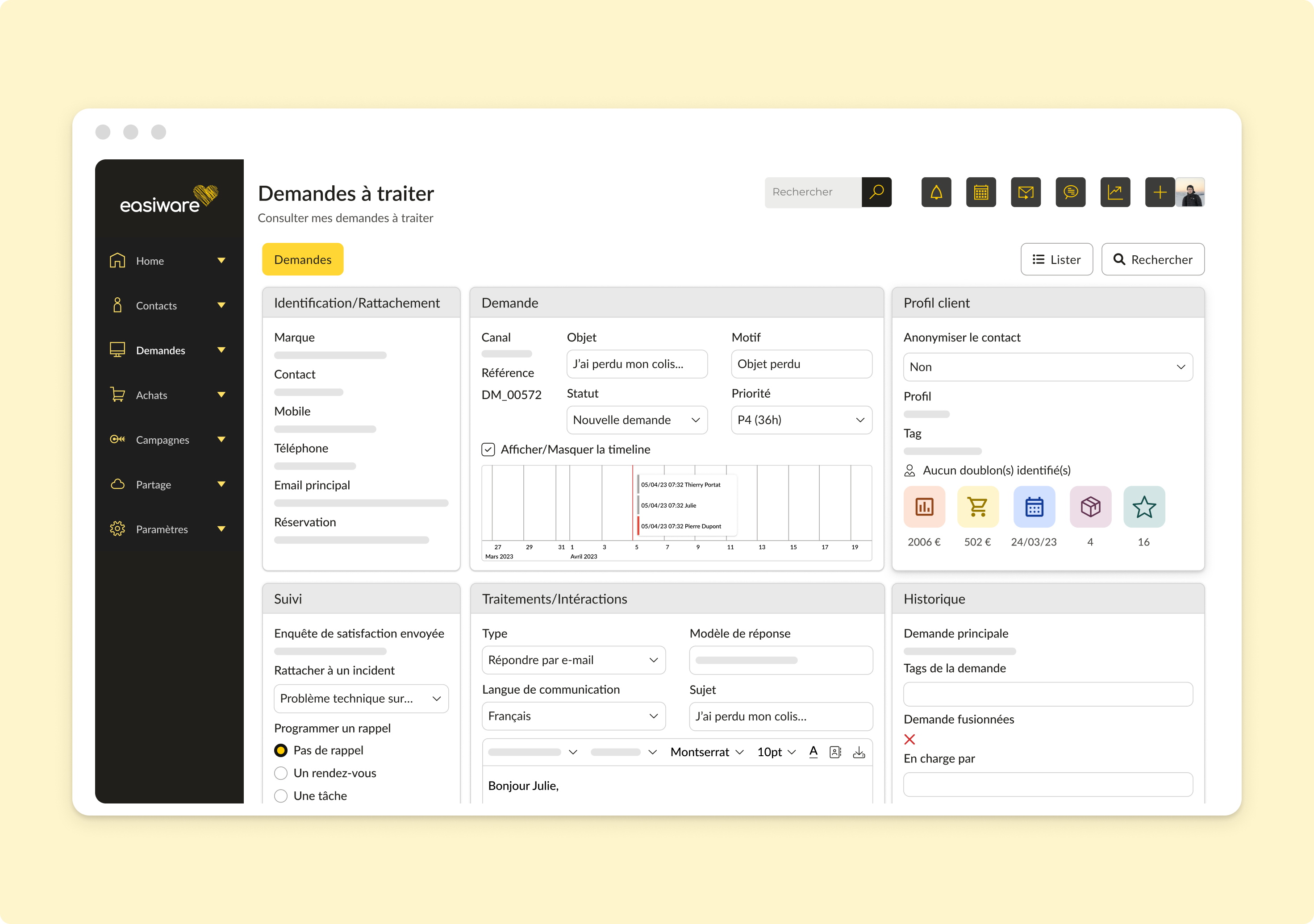 screenshot of easiware
