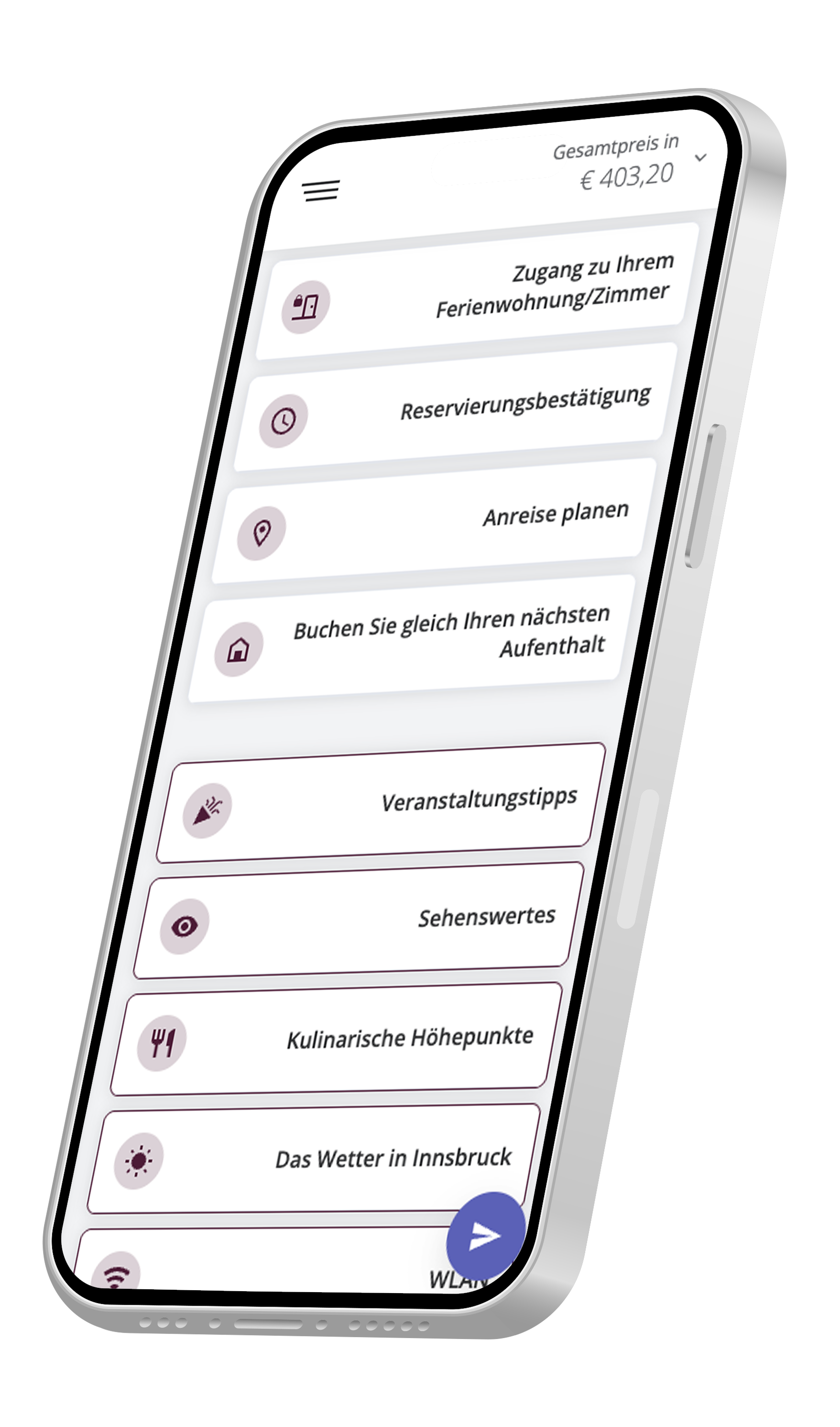screenshot of easybooking