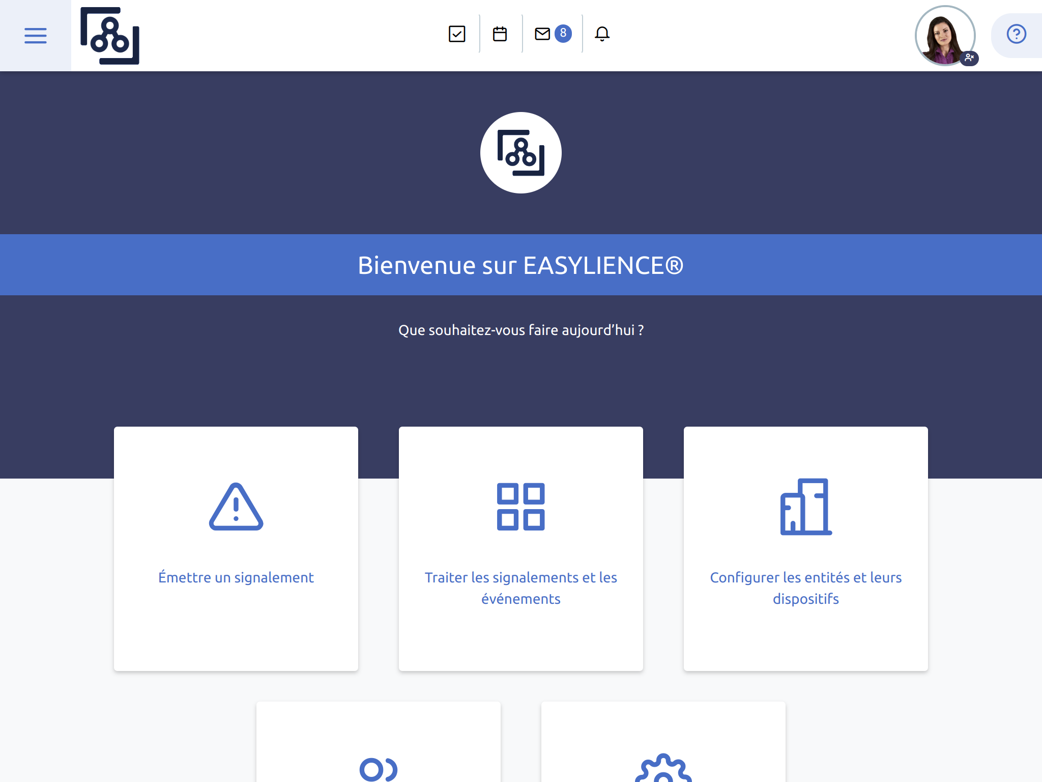 screenshot of easylience