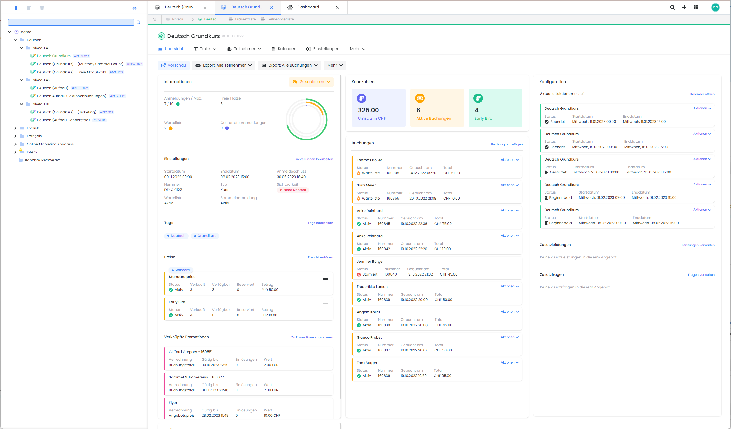 screenshot of edoobox