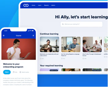 screenshot of eloomi