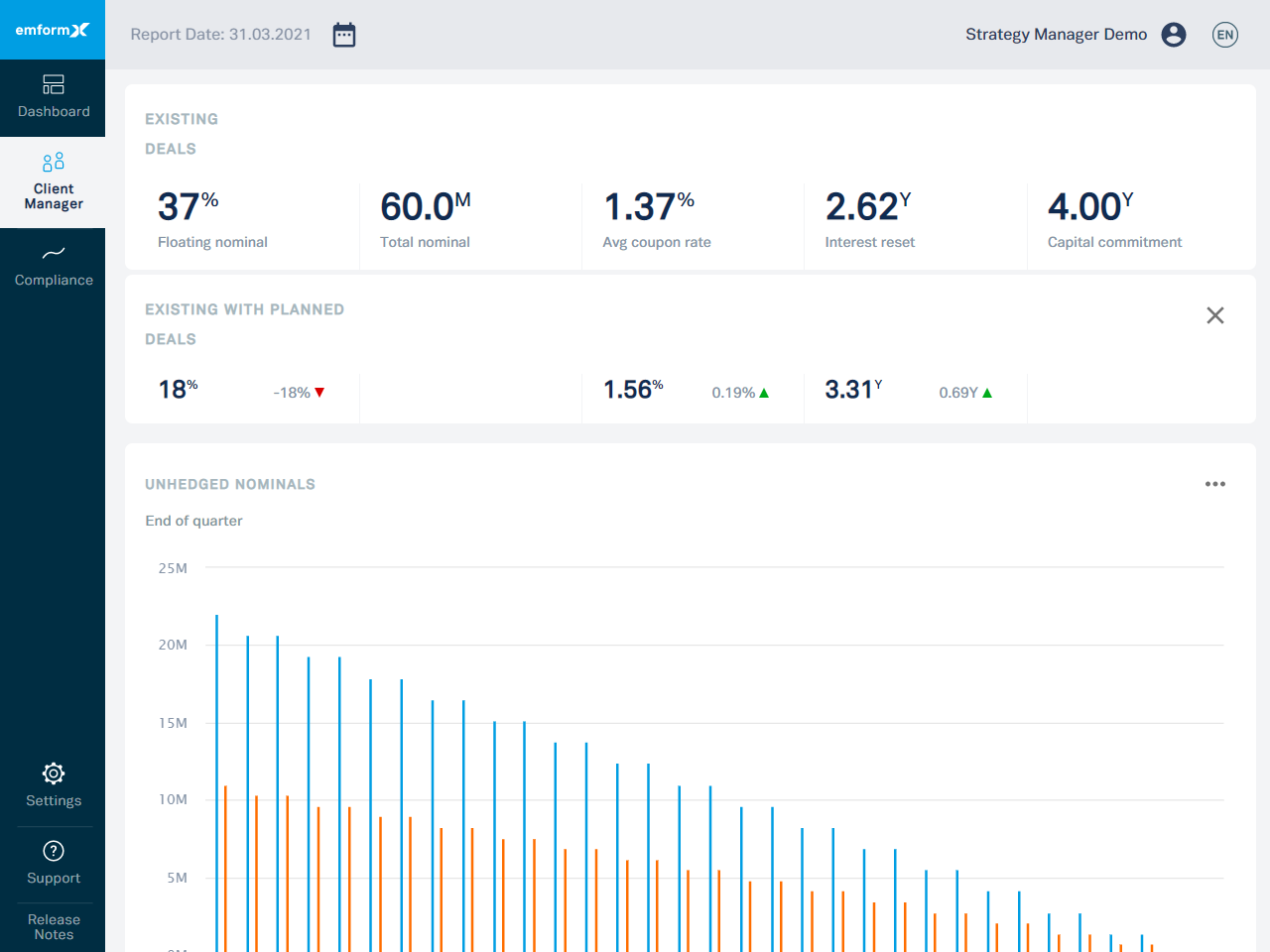 screenshot of emformX