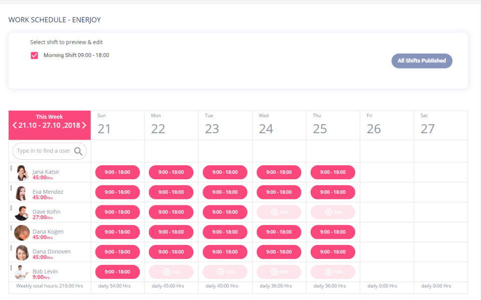 screenshot of enerjoy