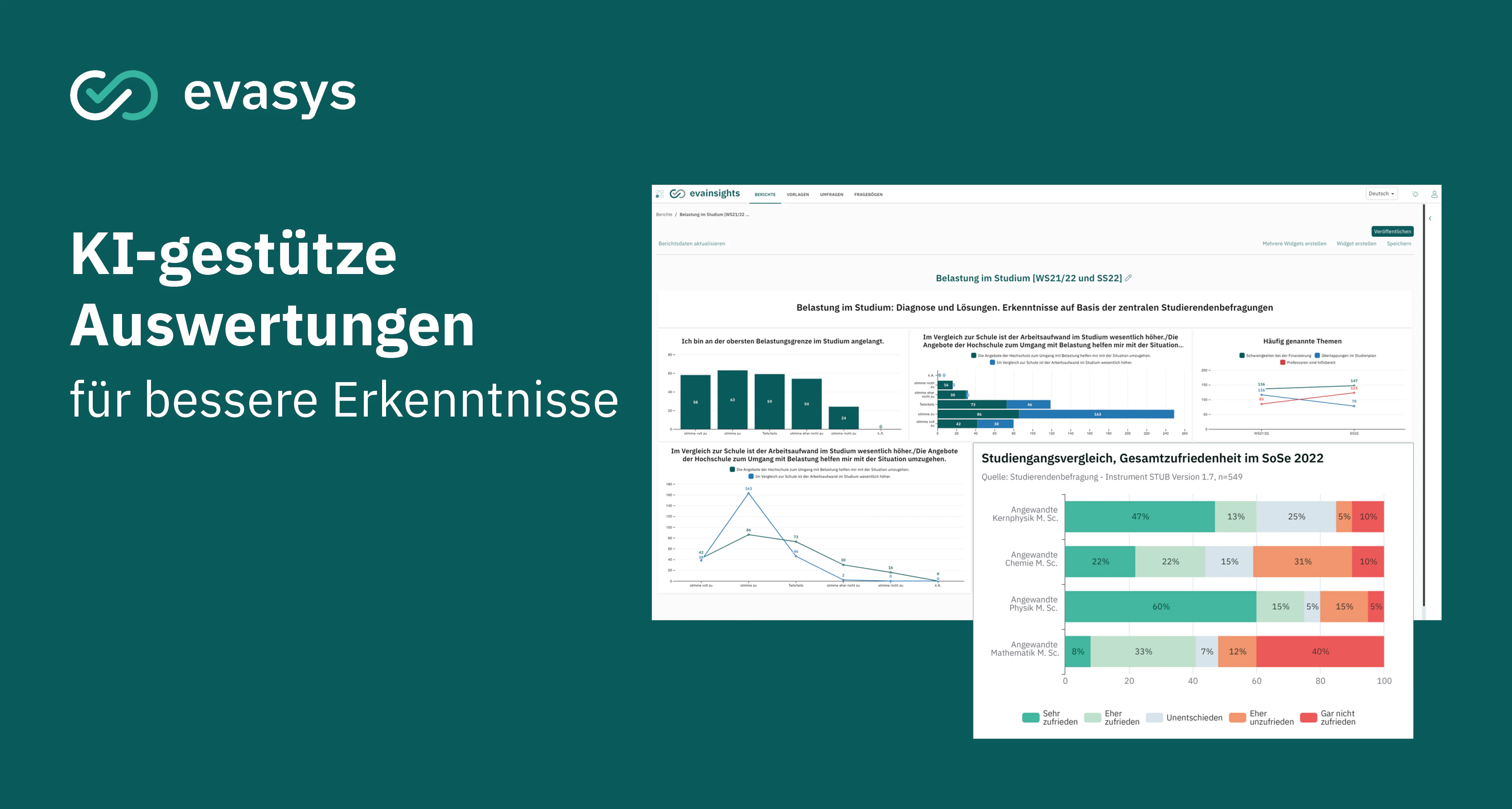 screenshot of evasys