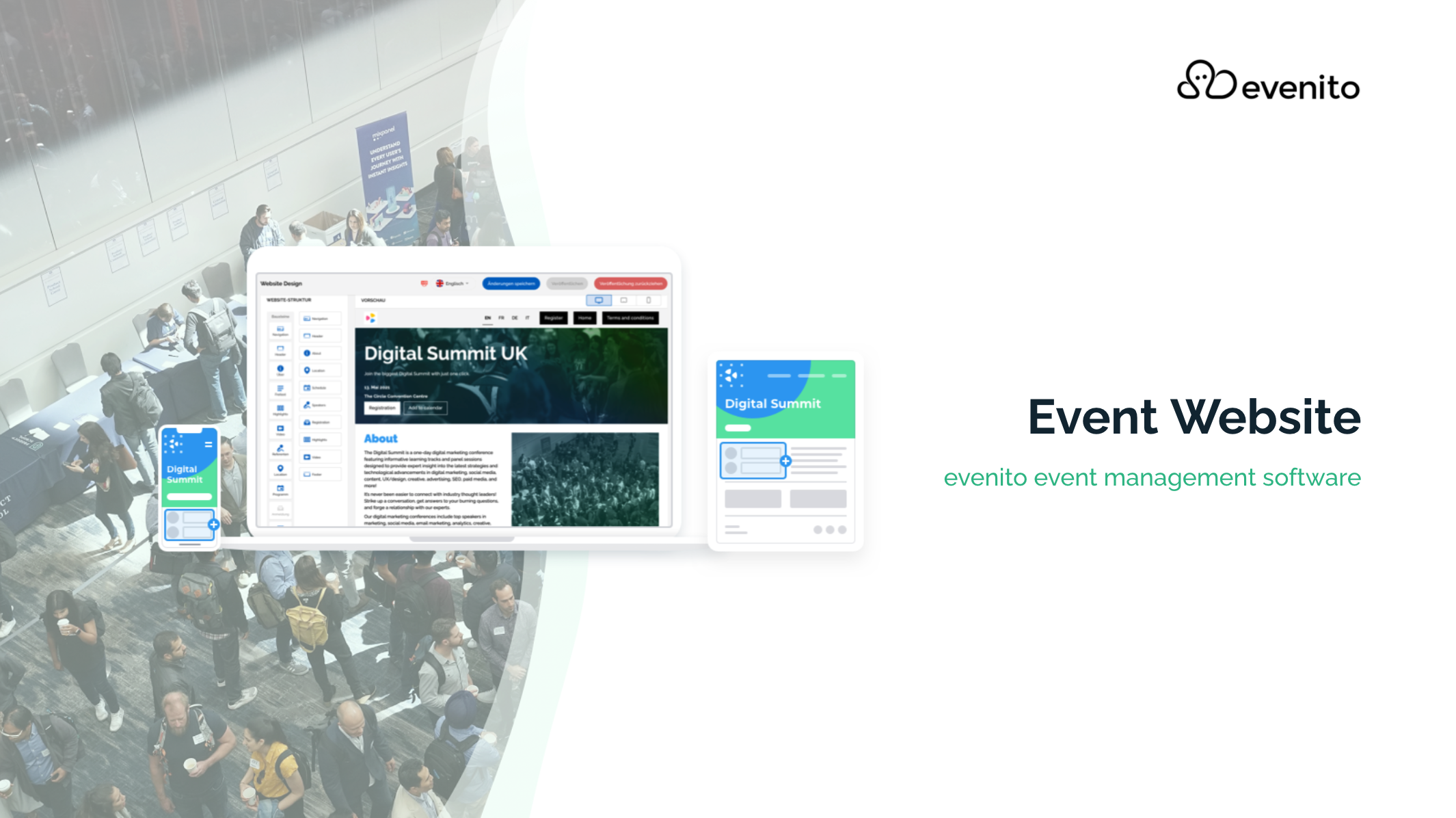 screenshot of evenito