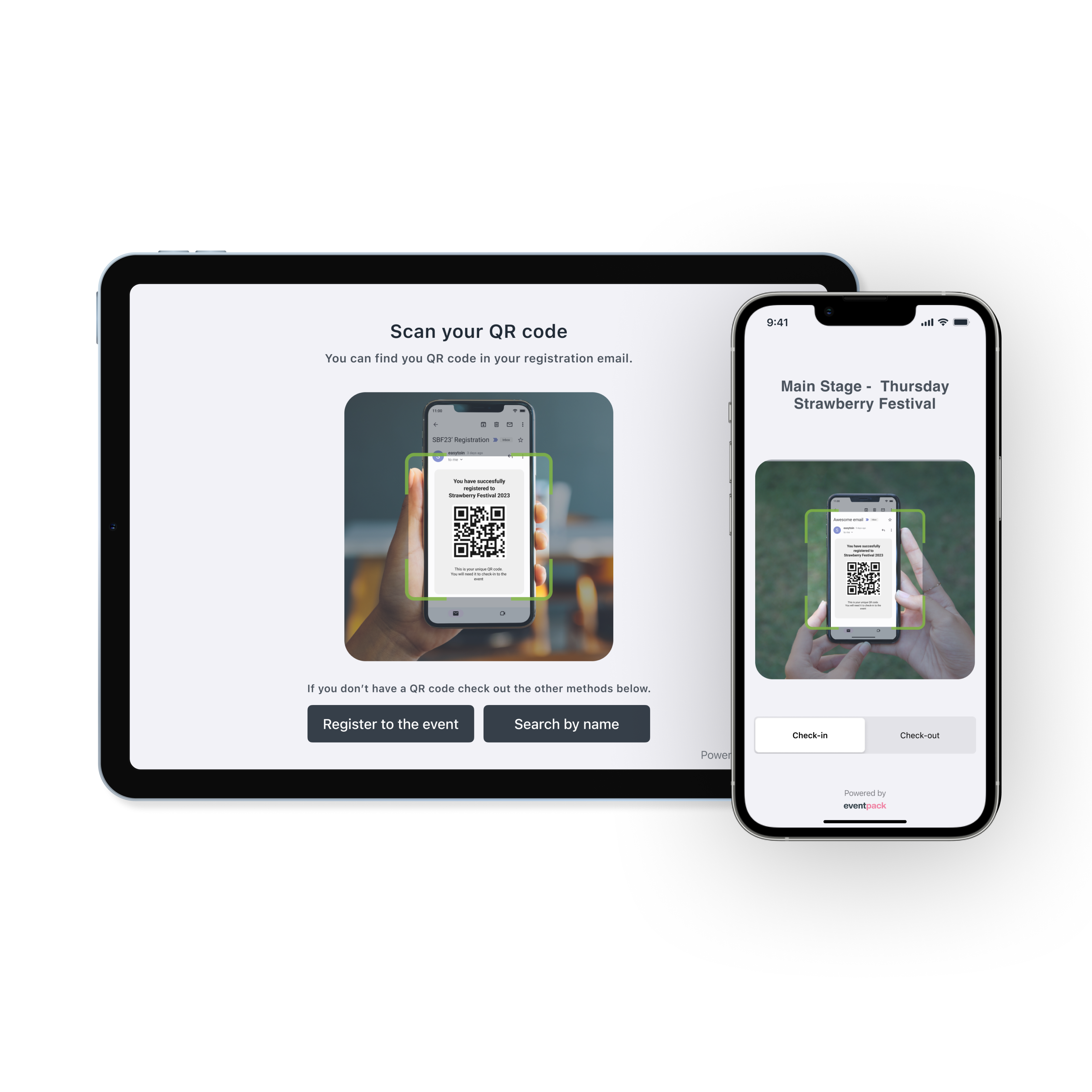 screenshot of eventpack