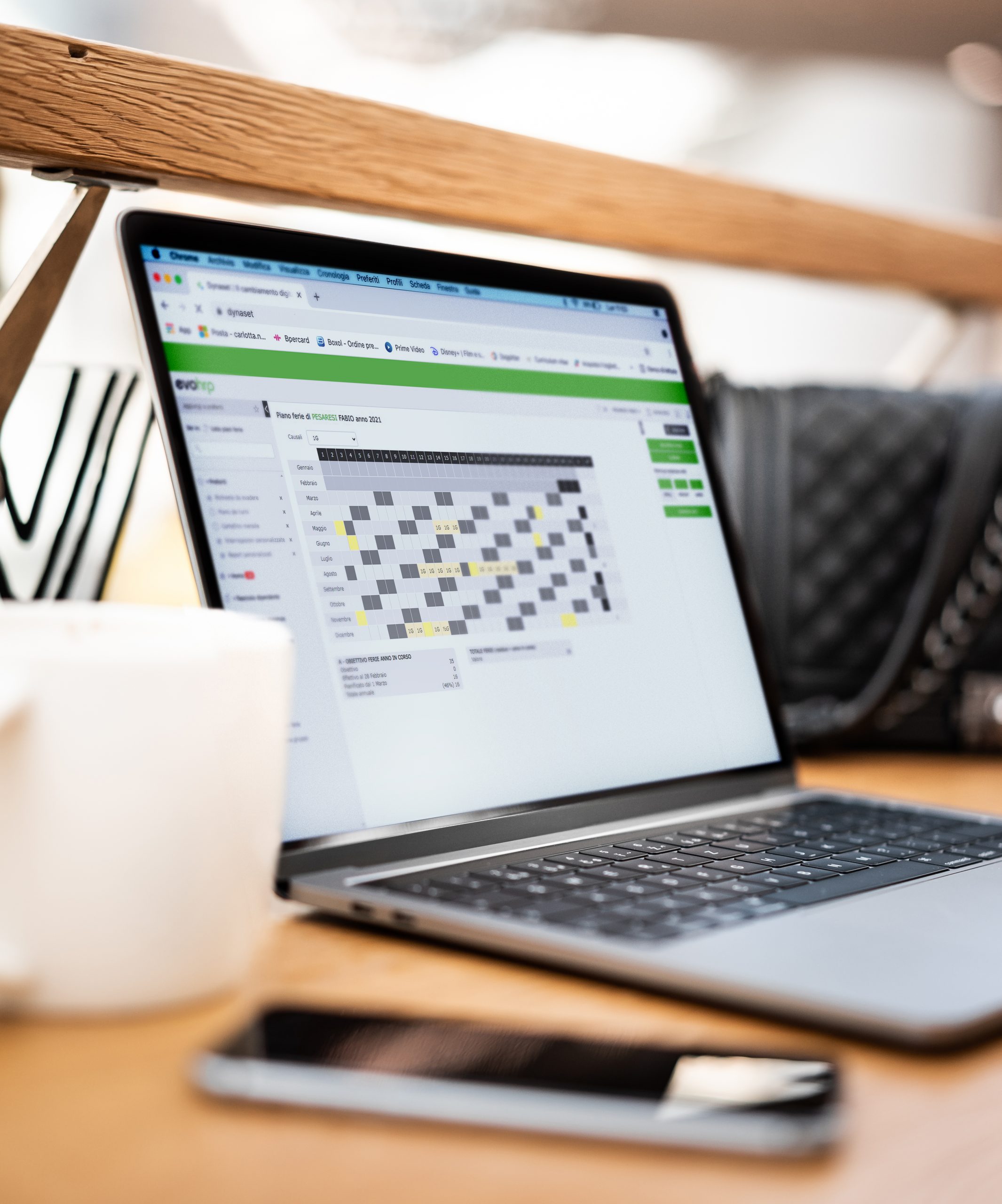 screenshot of evohrp