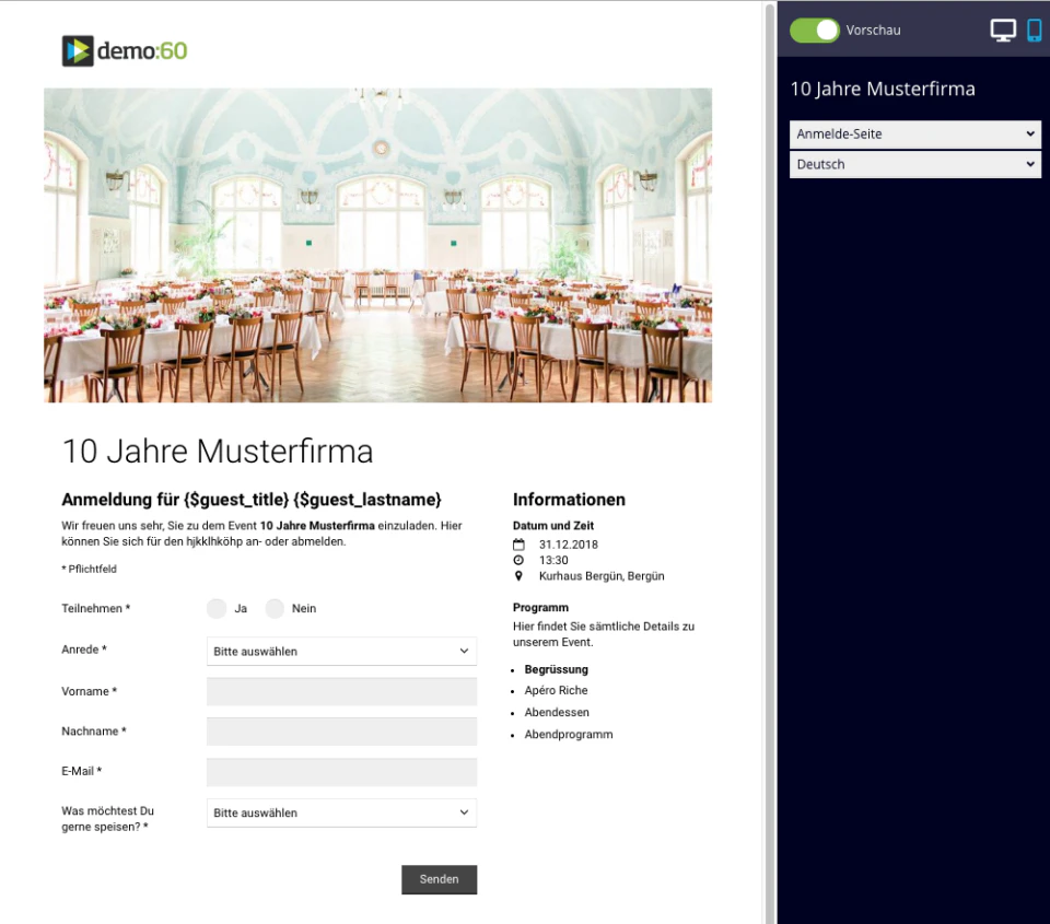 screenshot of eyeVIP