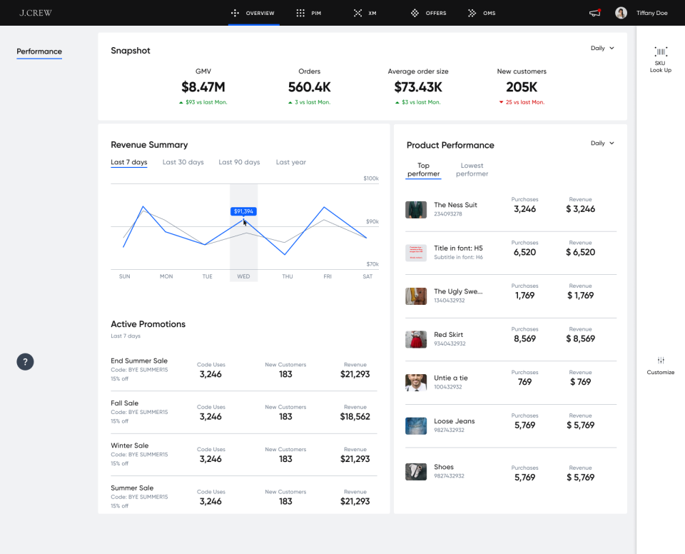 screenshot of fabric