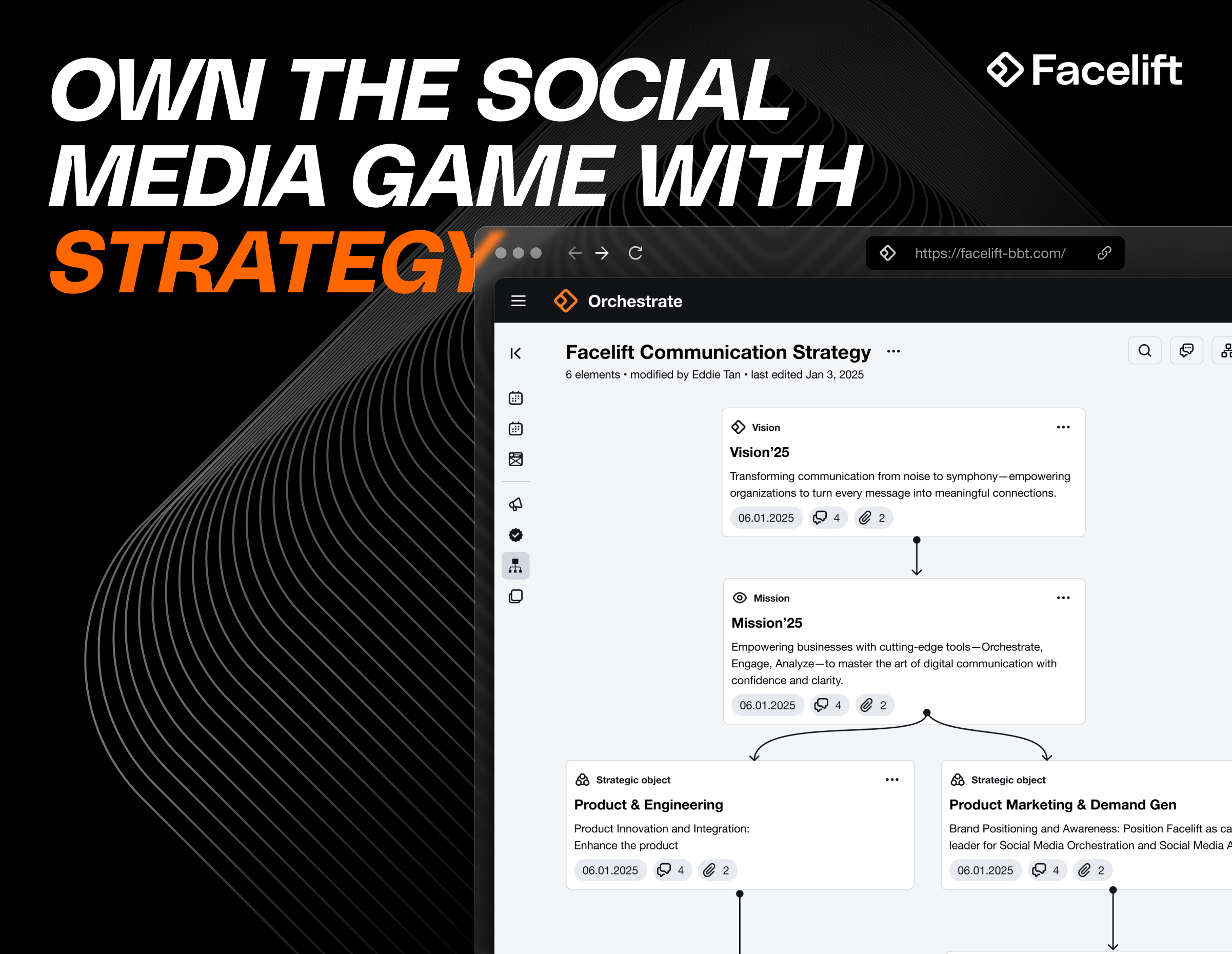 screenshot of facelift