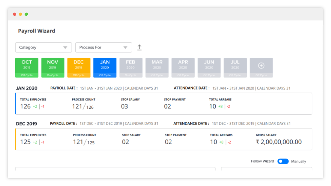 screenshot of factoHR