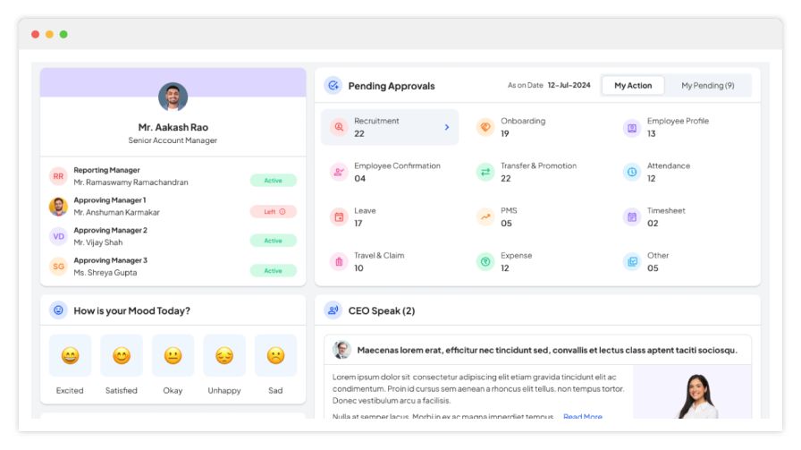 screenshot of factoHR