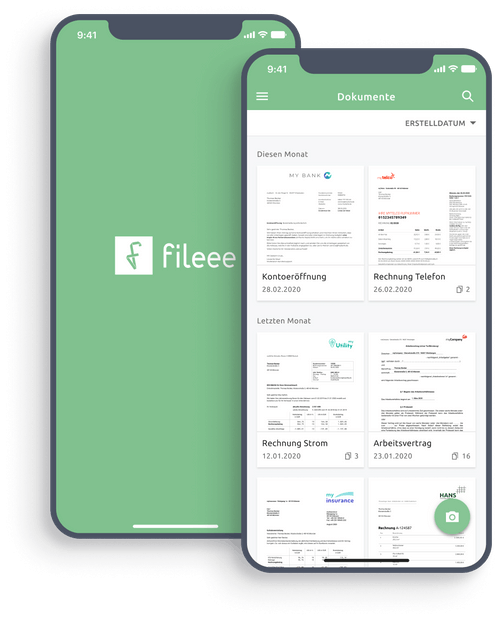 screenshot of fileee