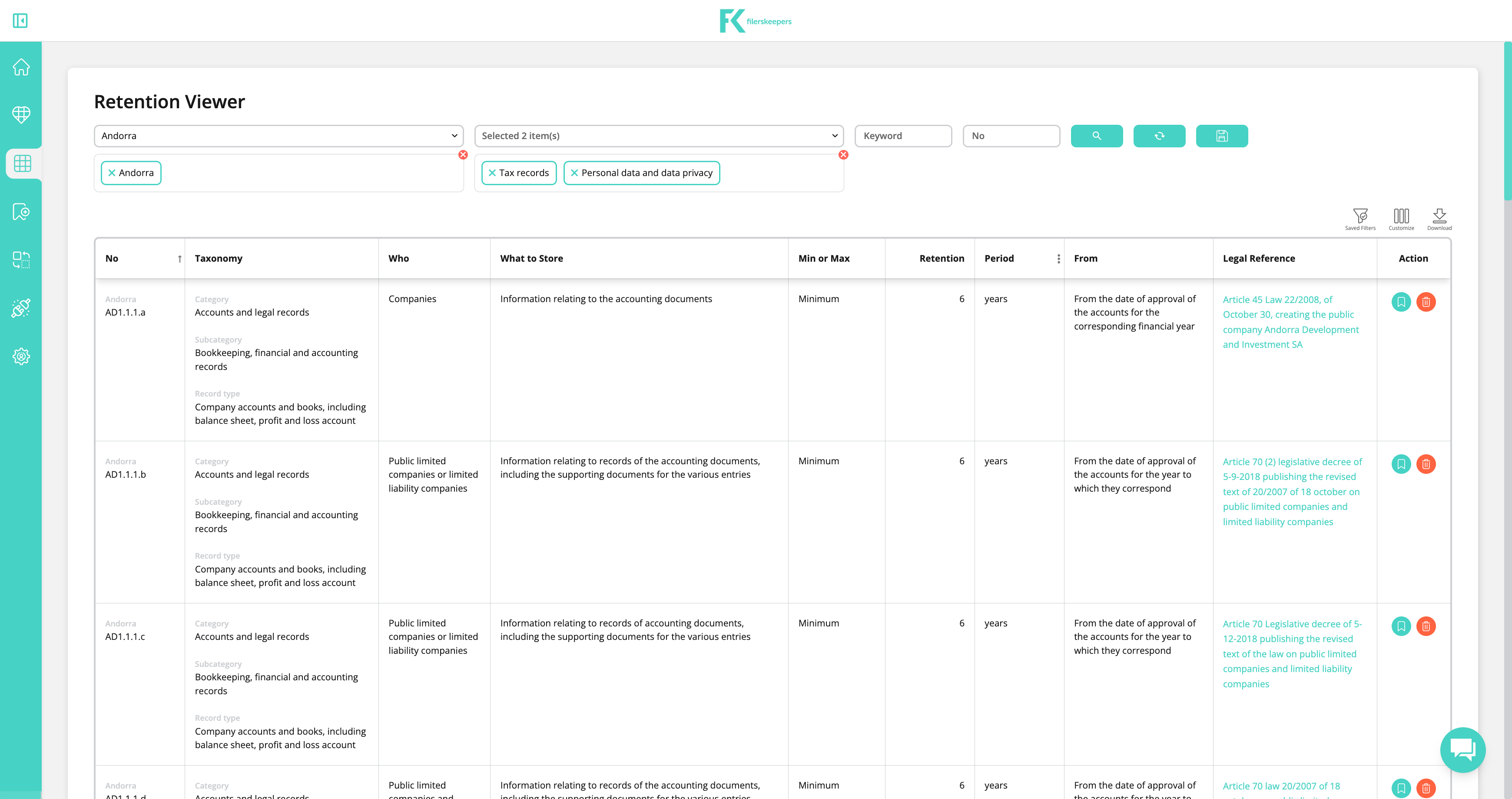 screenshot of filerskeepers