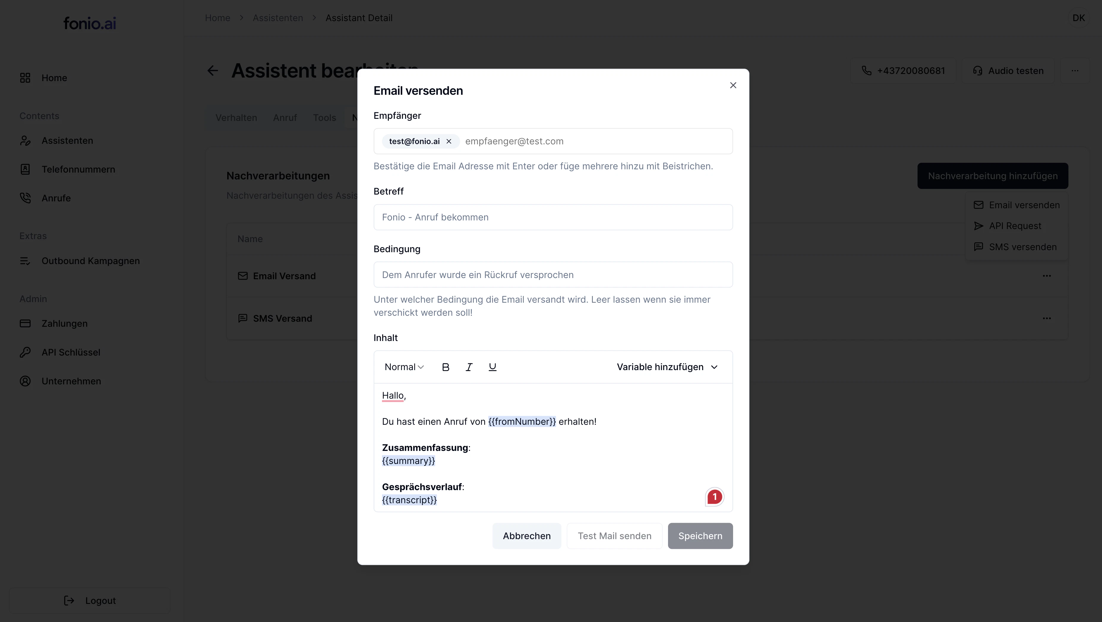 screenshot of fonio.ai