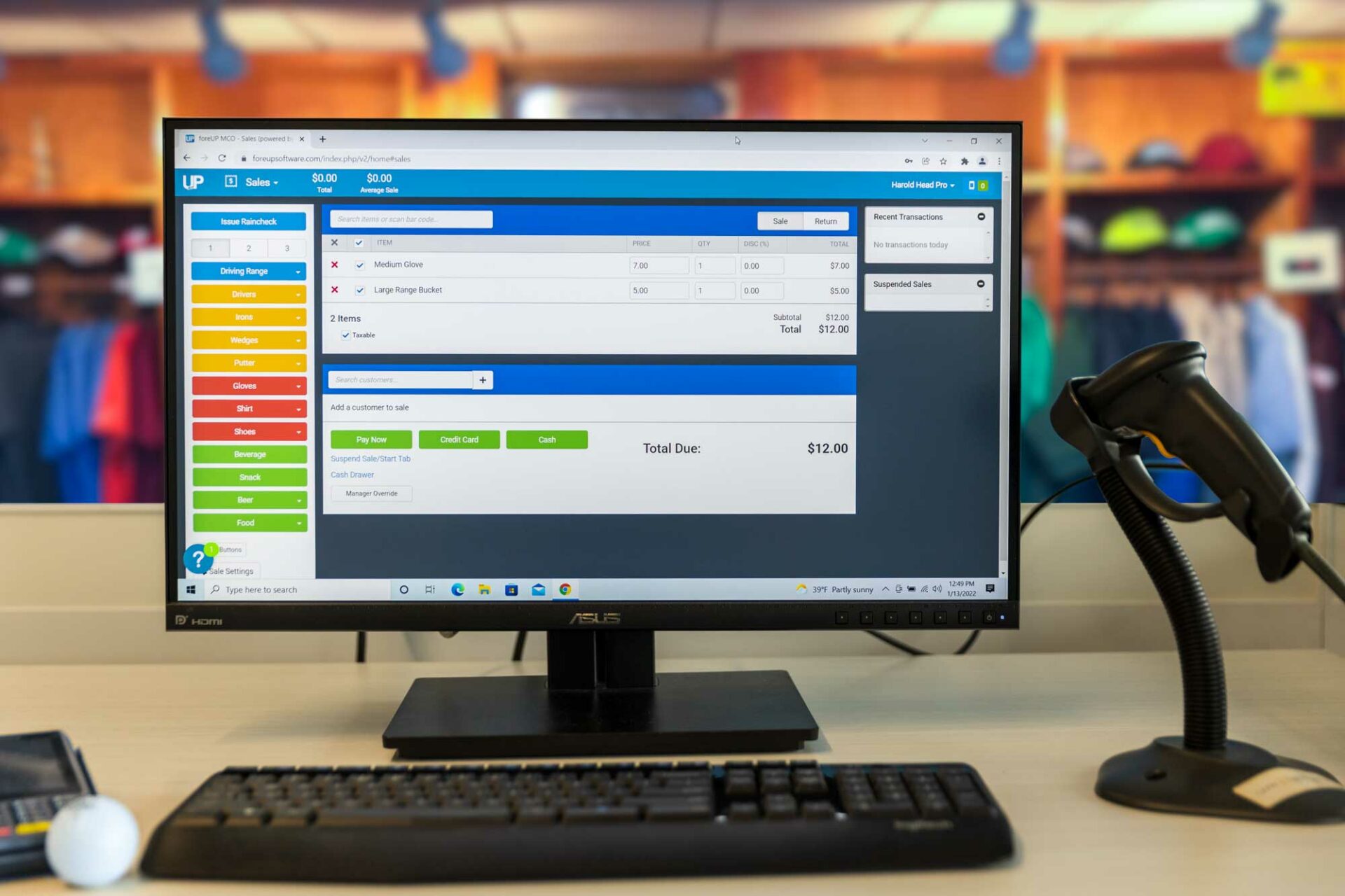 screenshot of foreUP