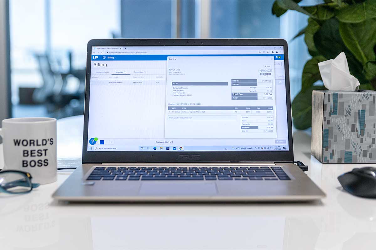 screenshot of foreUP