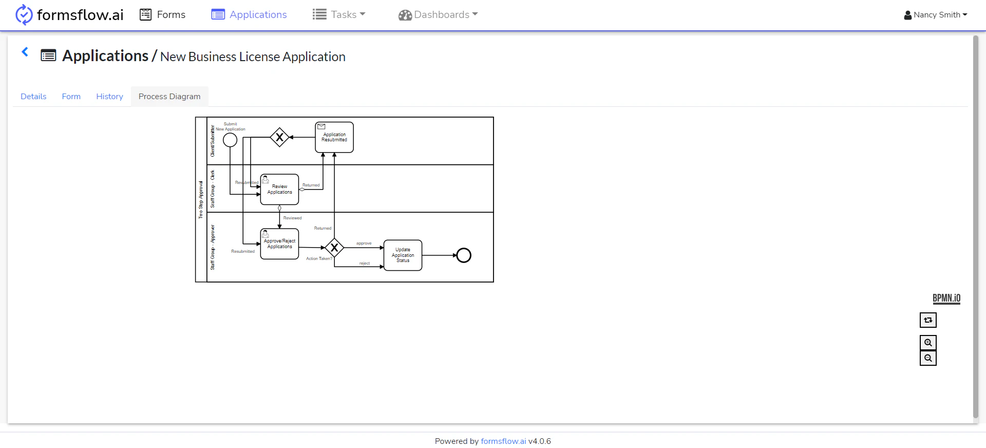 screenshot of formsflow.ai