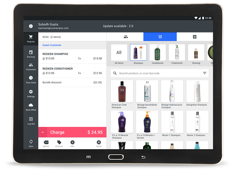 screenshot of franpos