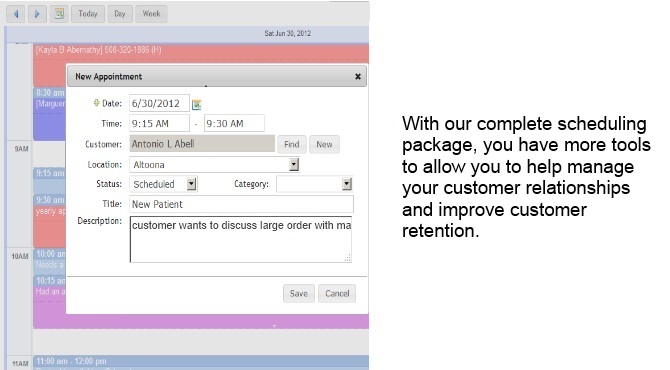 screenshot of fySales