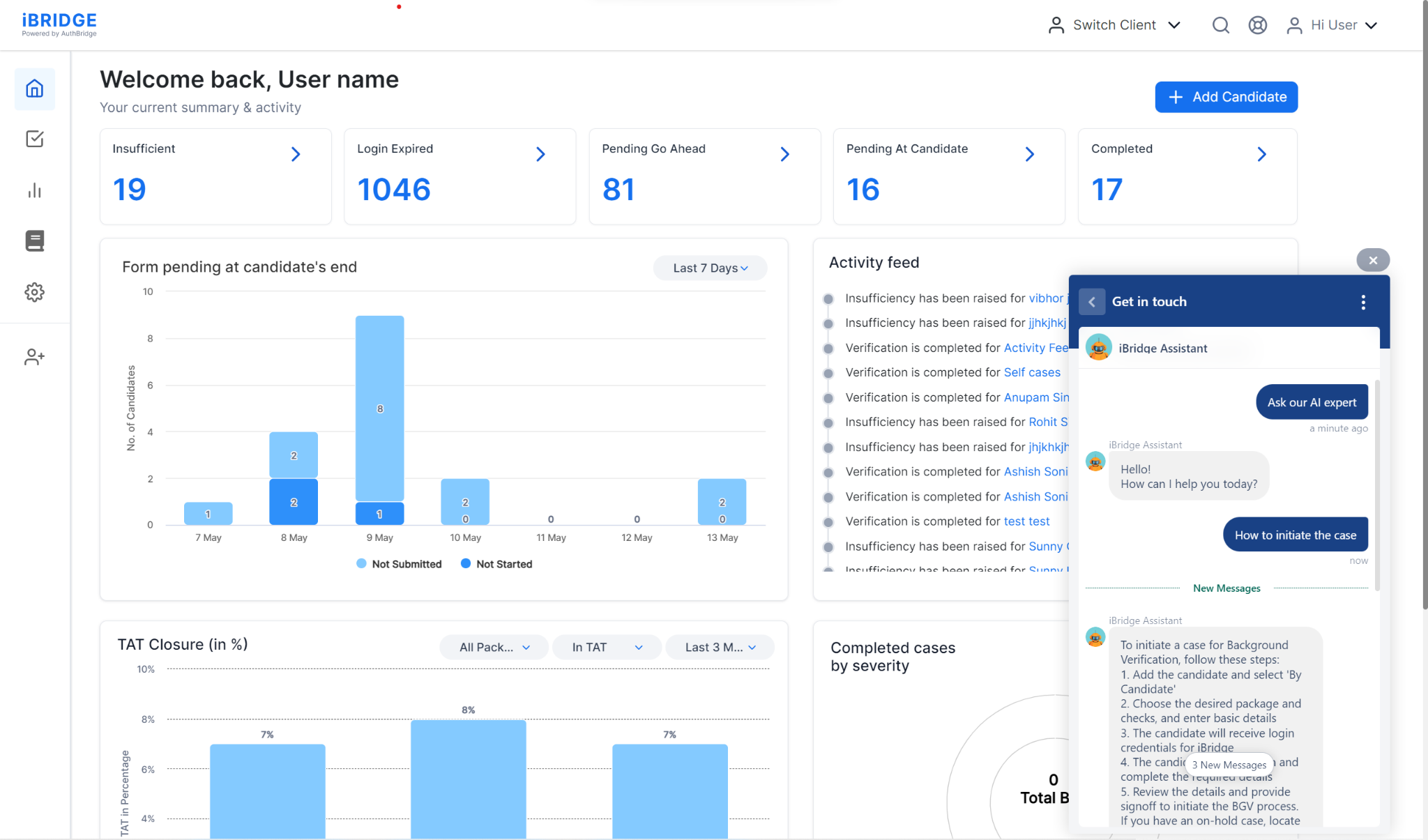 screenshot of iBridge