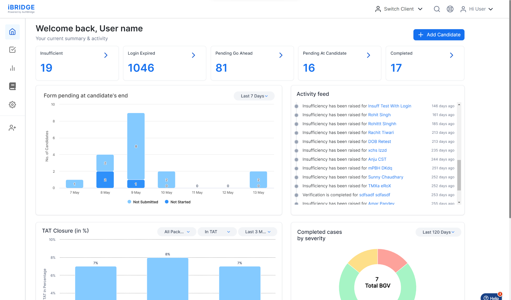 screenshot of iBridge