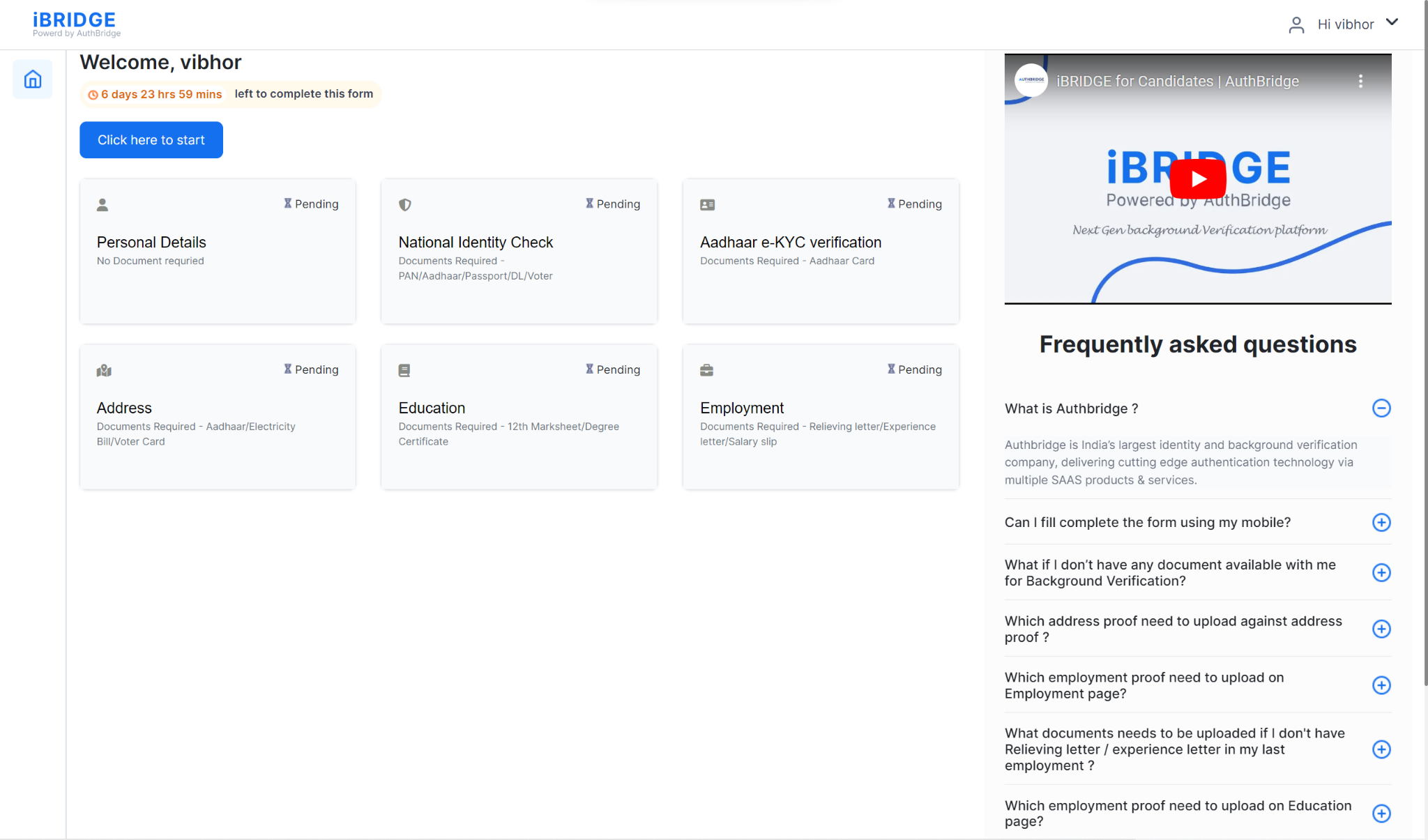 screenshot of iBridge
