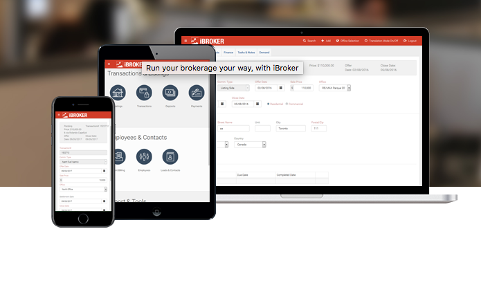 screenshot of iBroker