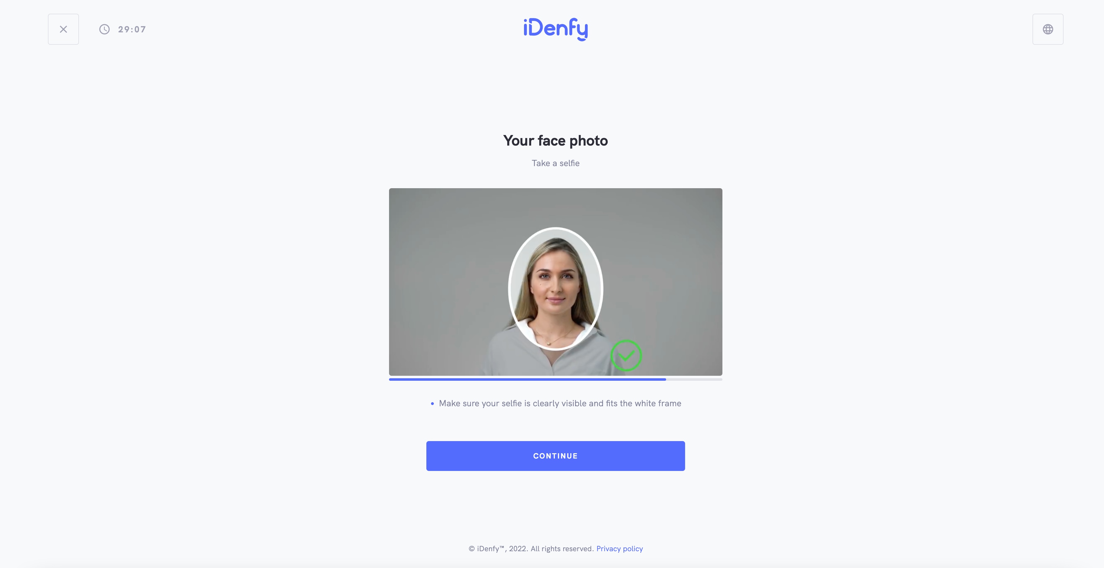screenshot of iDenfy