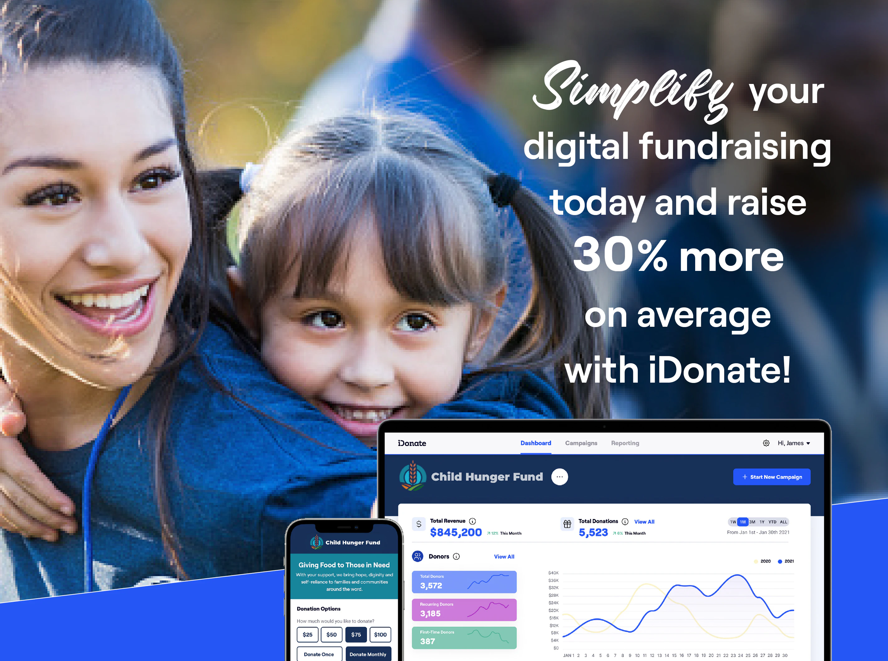 screenshot of iDonate