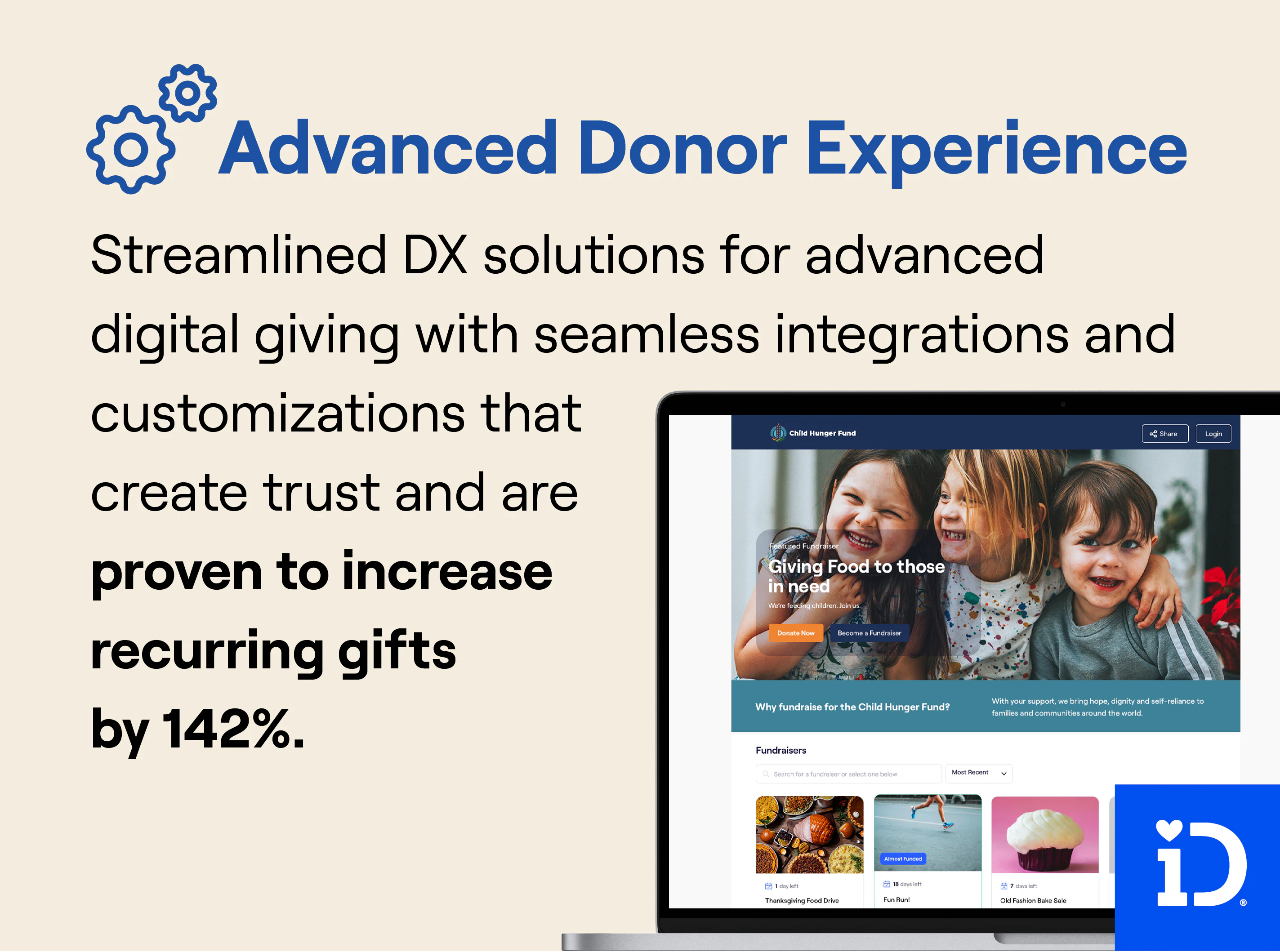screenshot of iDonate