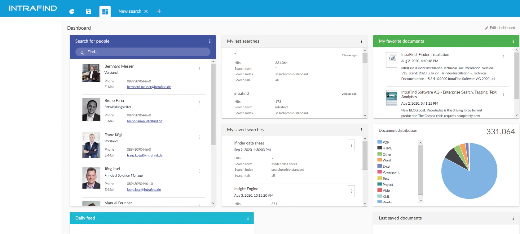 screenshot of iFinder