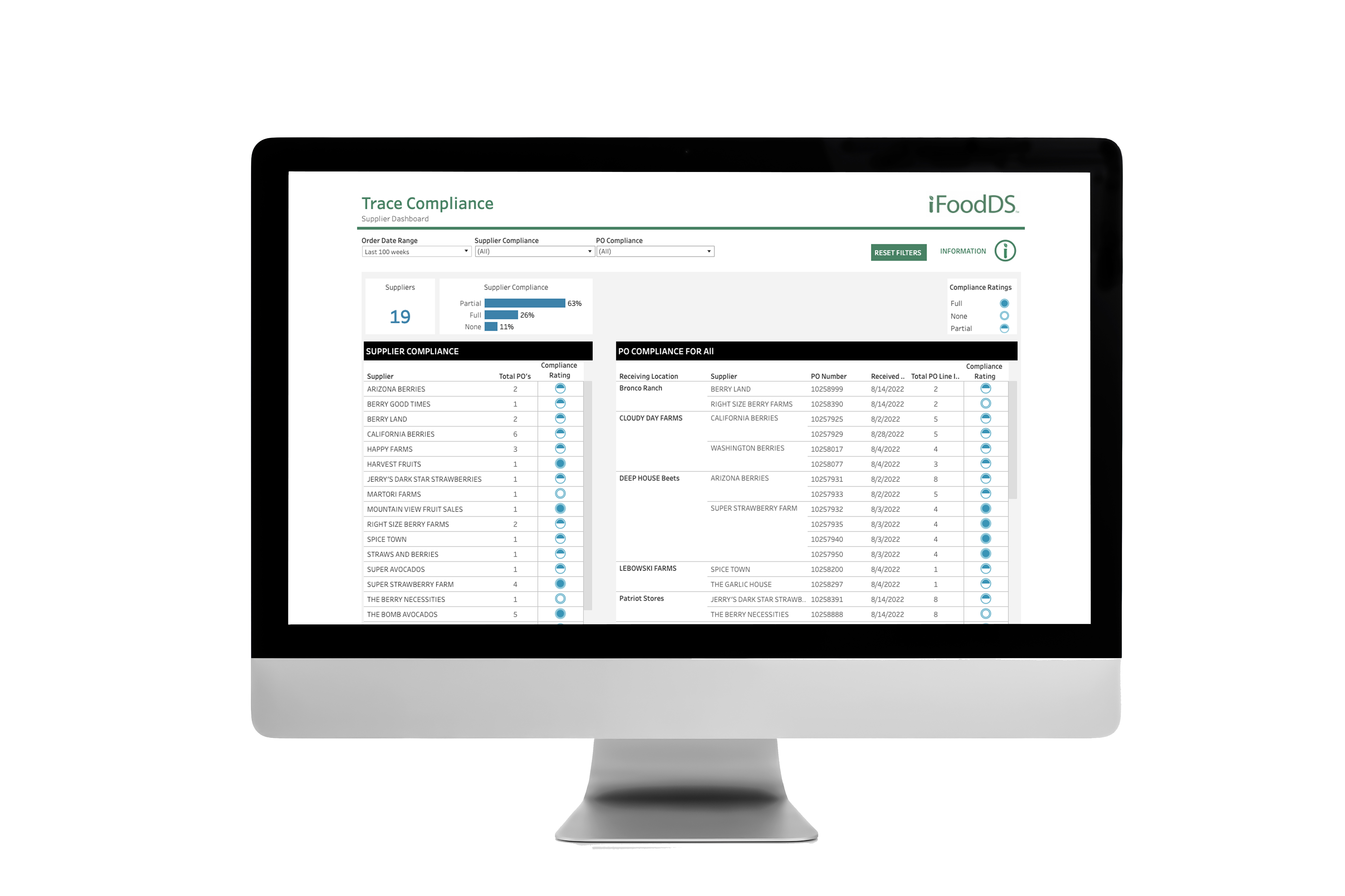 screenshot of iFoodDS