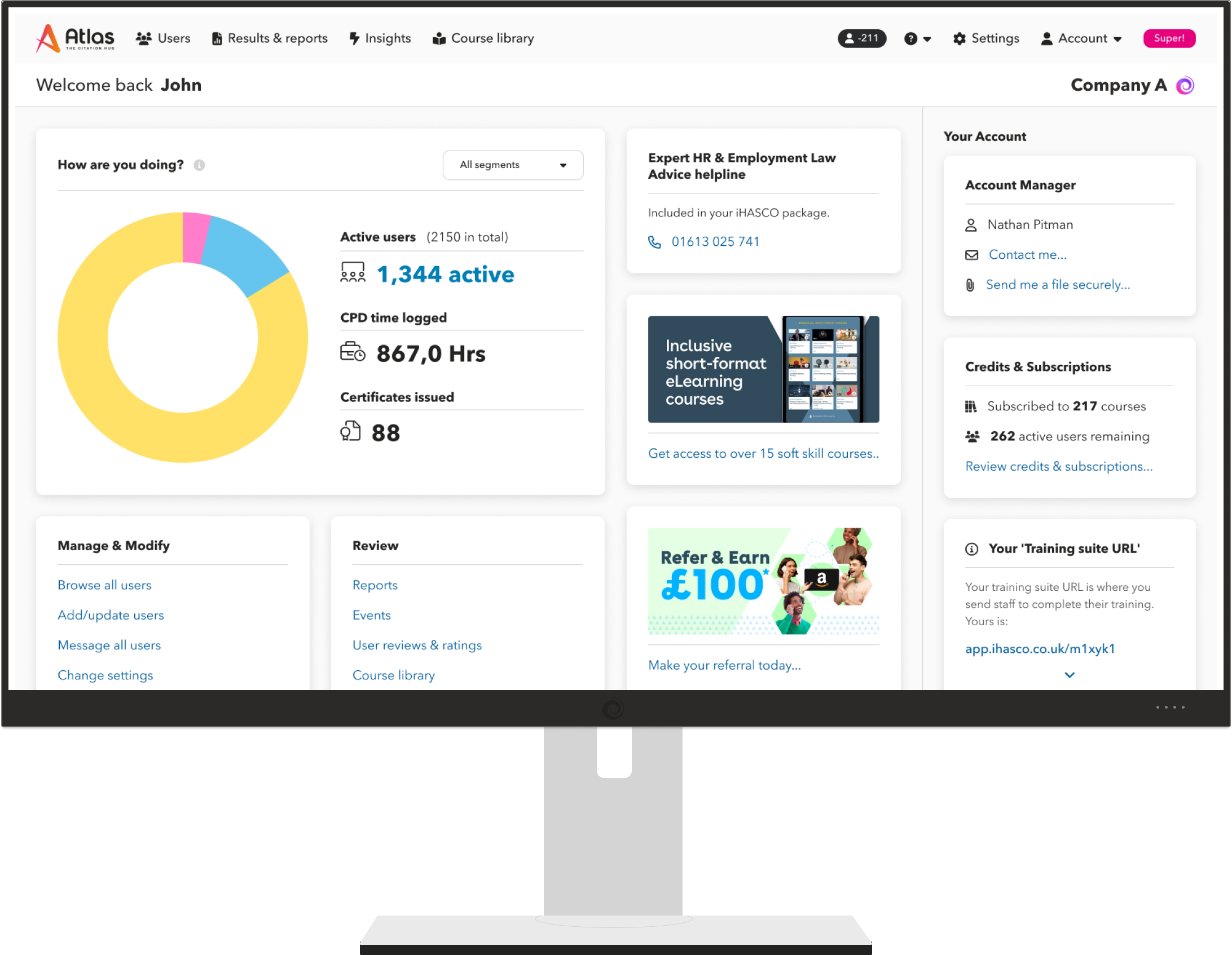 screenshot of iHasco