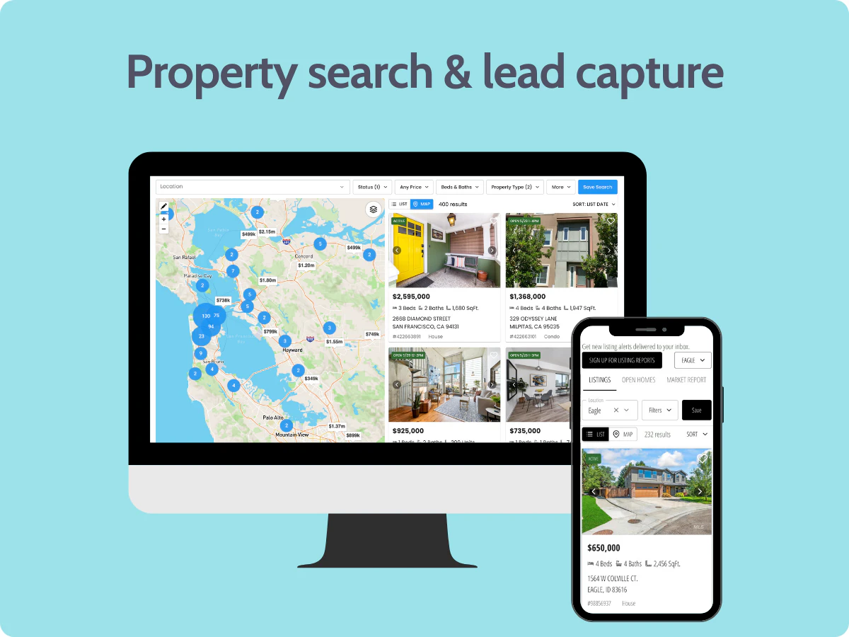 screenshot of iHomefinder