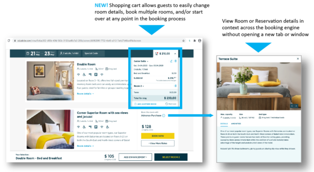 screenshot of iHotelier