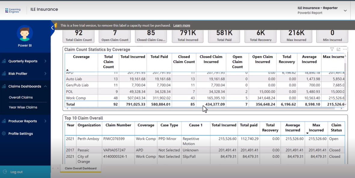 screenshot of iLearningEngines