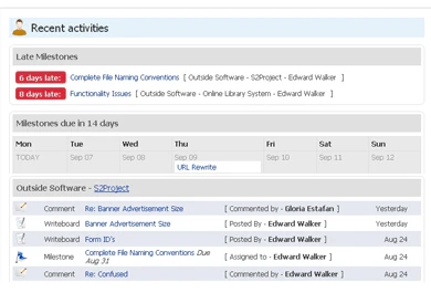screenshot of iManageProject