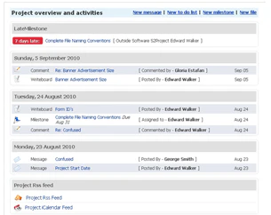 screenshot of iManageProject