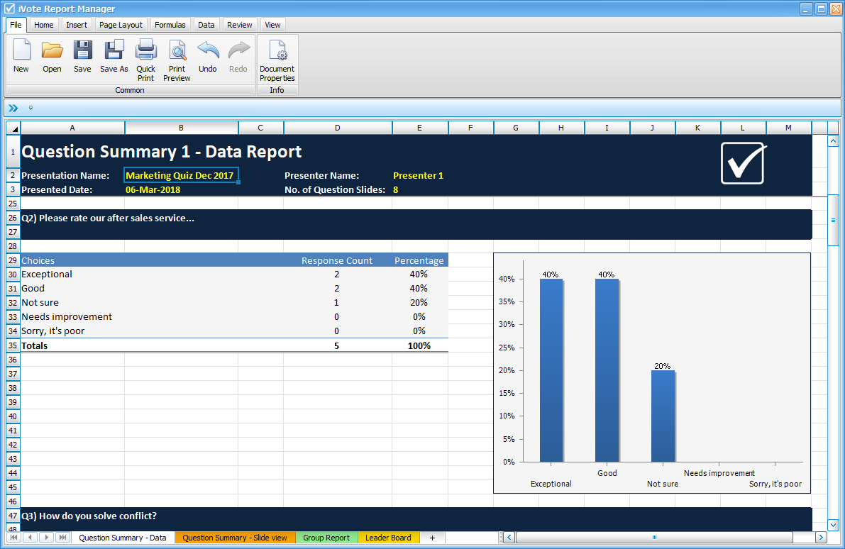 screenshot of iVote-App
