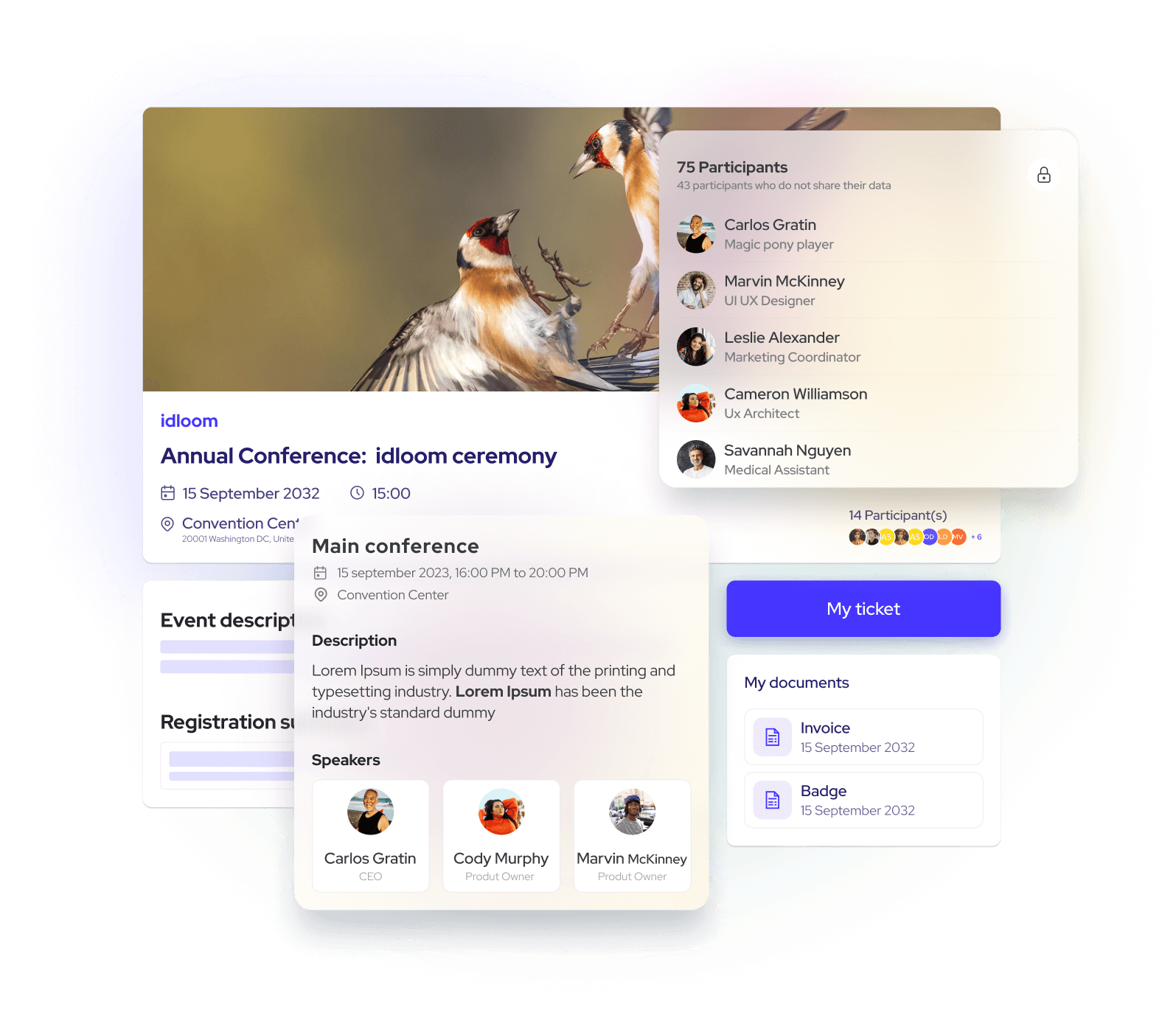 screenshot of idloom