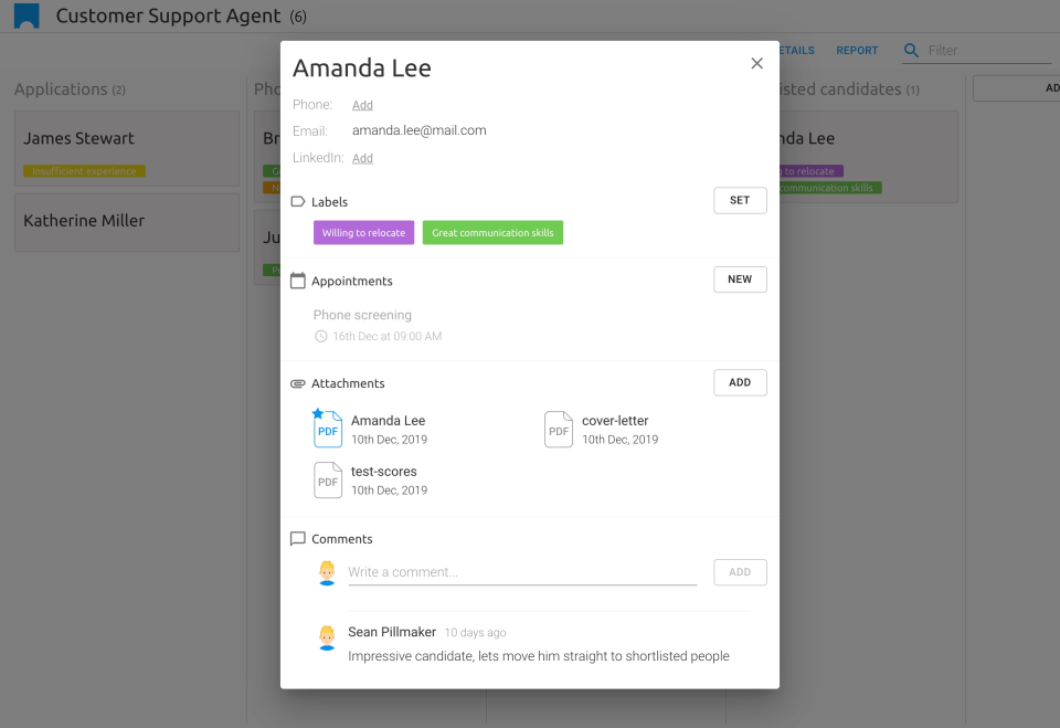 screenshot of iglooHR