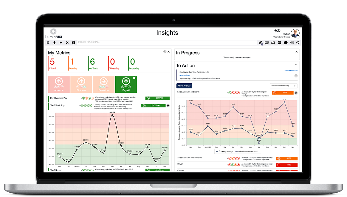 screenshot of illumin8HR