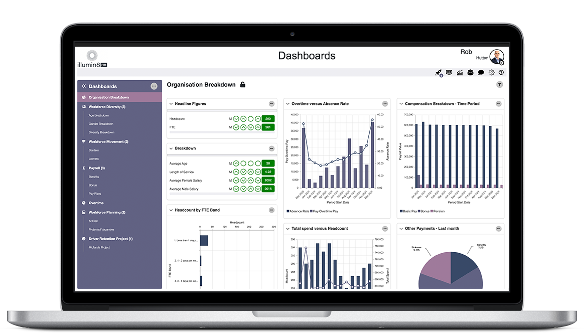 screenshot of illumin8HR