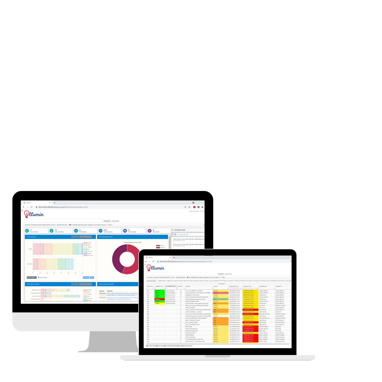 screenshot of illumin