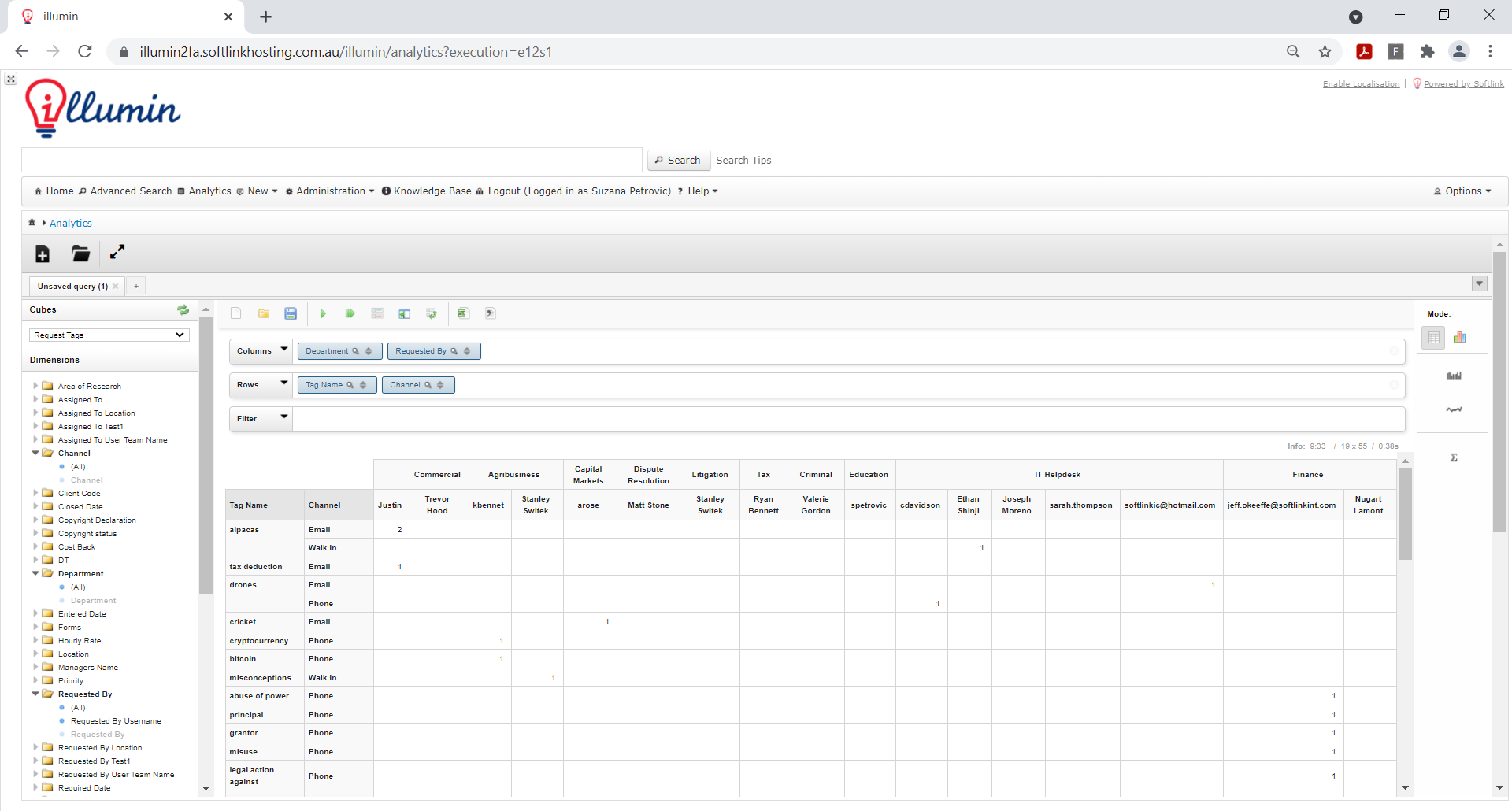 screenshot of illumin