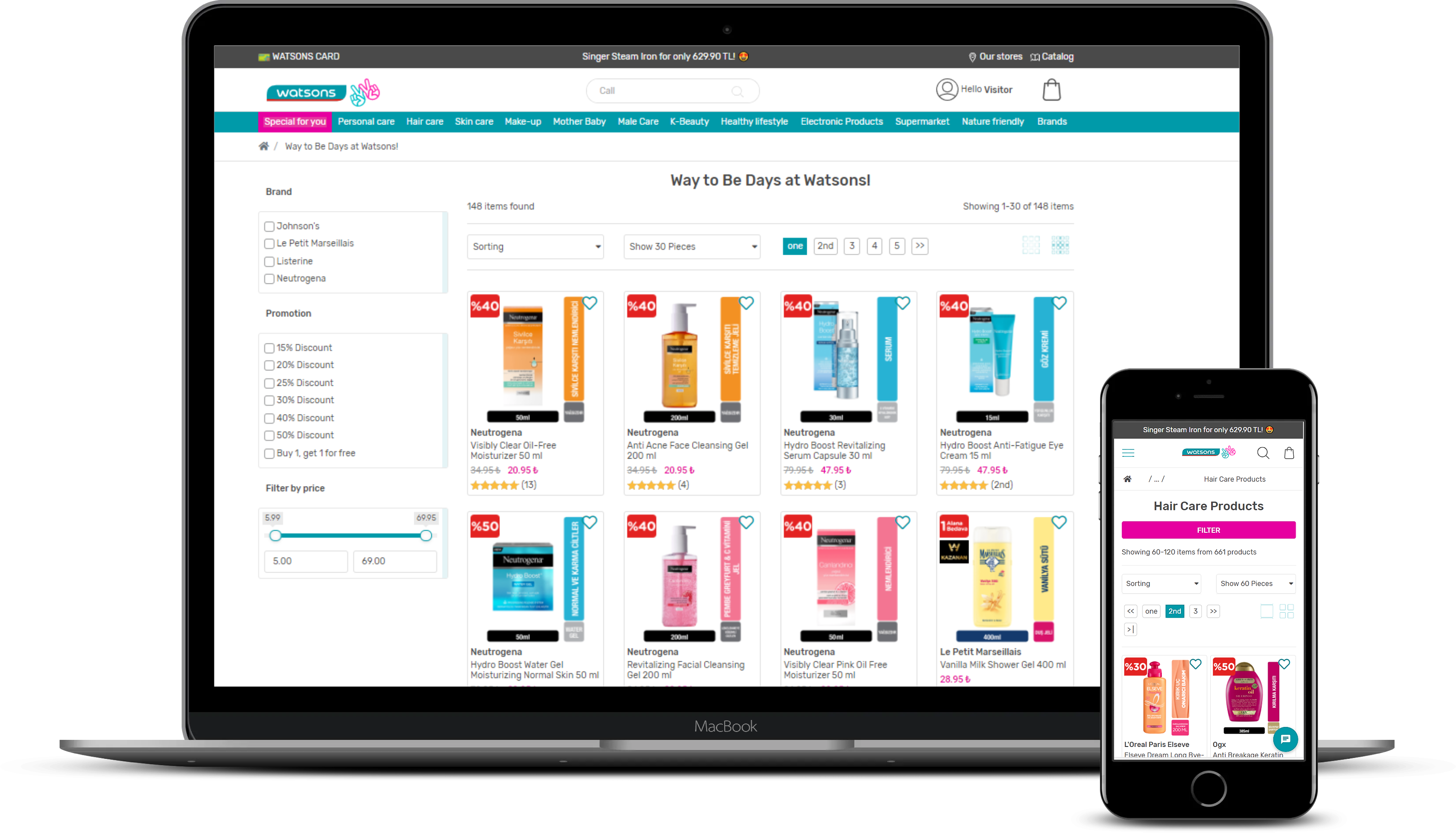 screenshot of inCommerce