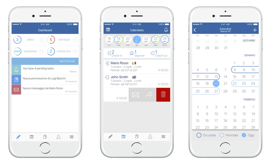 screenshot of inReception